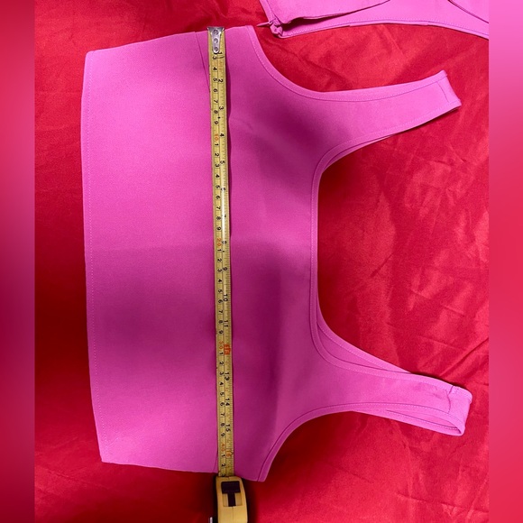 Sincerely Jules Vibrant Pink High Waisted Flare pants with matching crop top set - Picture 8 of 10